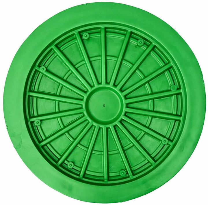 BABYLONPLAST Schachtabdeckung, Kanaldeckel Ø500 Kl.A15, Kunststoff Schachtdeckel A15, Belastbar bis