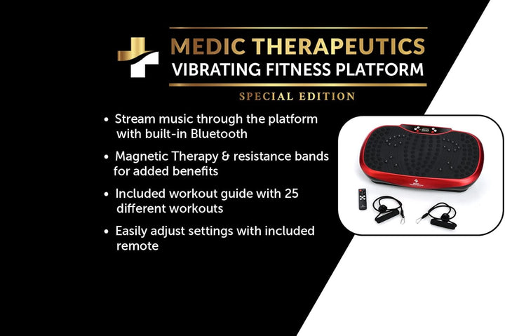 Medic Therapeutics Vibrationsplattform Silver, Silver