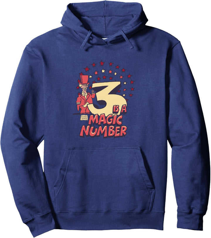 Schoolhouse Rock Drei ist die Magische Zahl Pullover Hoodie