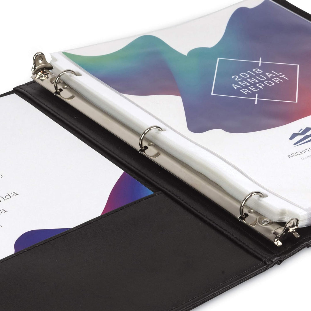 Samsill Professional Presentation 3 Ring Binder, View Binder with Clear Cover Sheet Window.5 Inch Ro