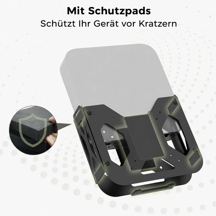 Yaotieci Metall Halterung für Mac Mini M1 / M2 / M2 Pro 2011-2023, Untertisch- &amp; Wandhalterung, VESA