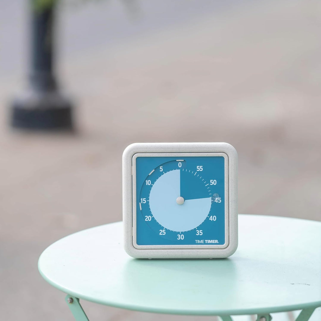 Time Timer® Retro Eco Edition visueller Timer, 20,3 cm, 60 Minuten Schreibtisch-Countdown-Uhr, herge
