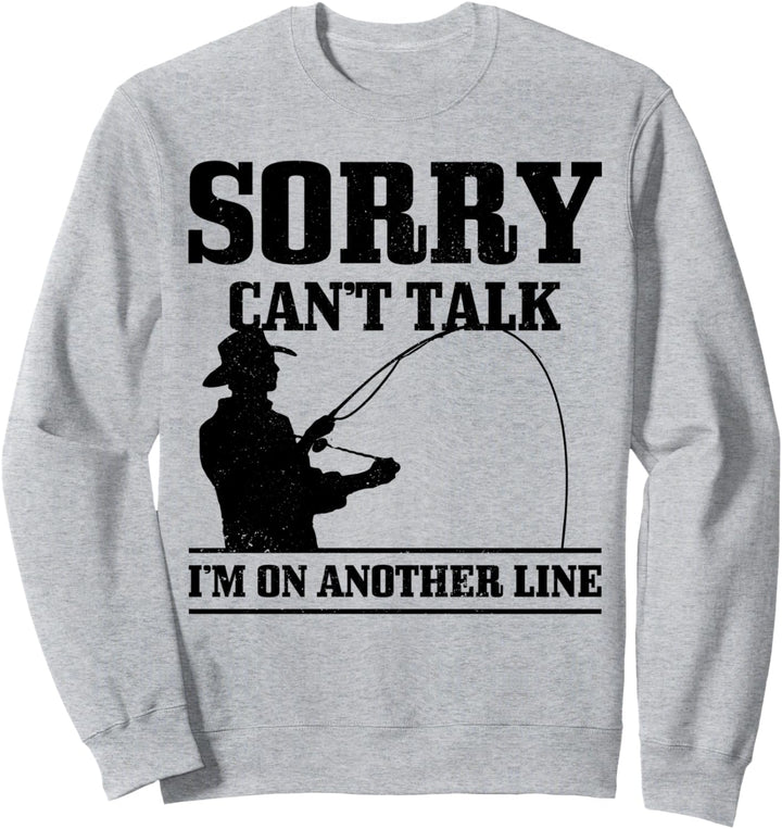 Angler Geschenk Spruch Angeln Lustig Sweatshirt