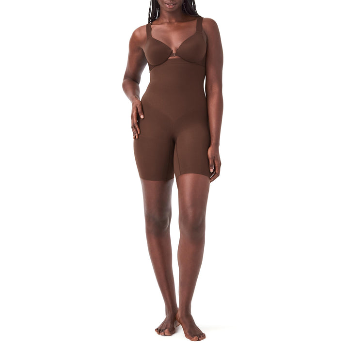 Spanx Damen Higher Power Short Waist Shapewear M Chestnut Brown, M Chestnut Brown