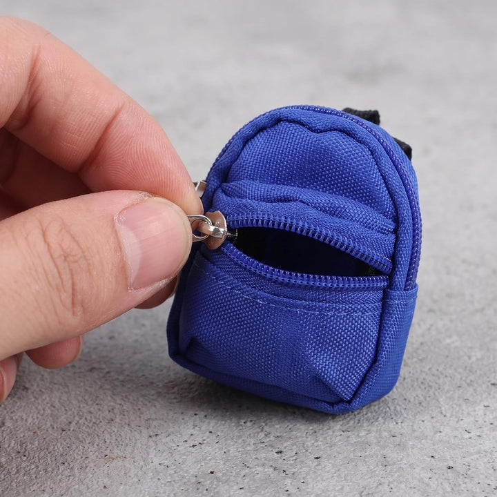 GALPADA Mini Rucksack Schlüsselanhänger Set - 10er Pack Stoff Puppenrucksack