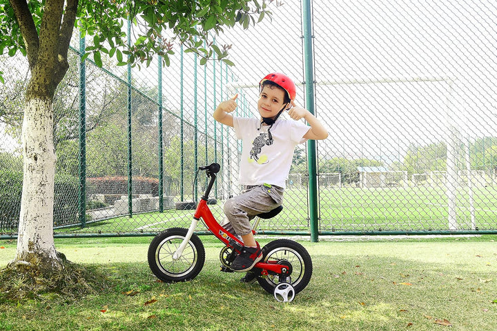 YBIKE 2 in 1 Laufrad, Kinderlaufrad und Kinderfahrrad Dual-Use-Funktion, geeignet für Kinder im Alte