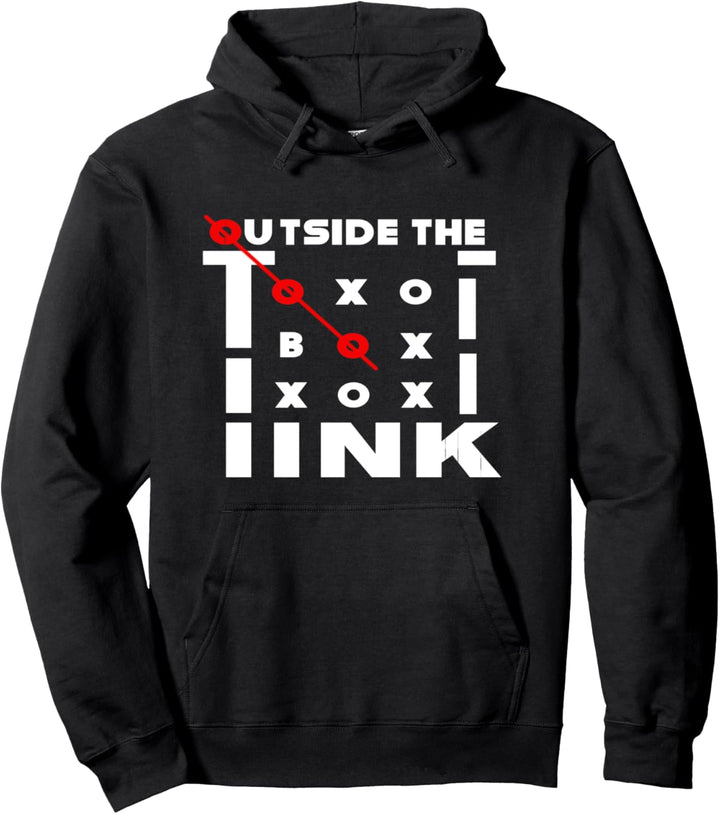 Think out of the box O / X abstract cool Pullover Hoodie