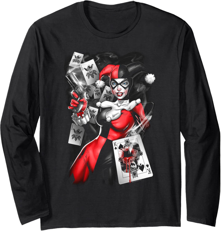 Harley Quinn Smoking Gun Langarmshirt