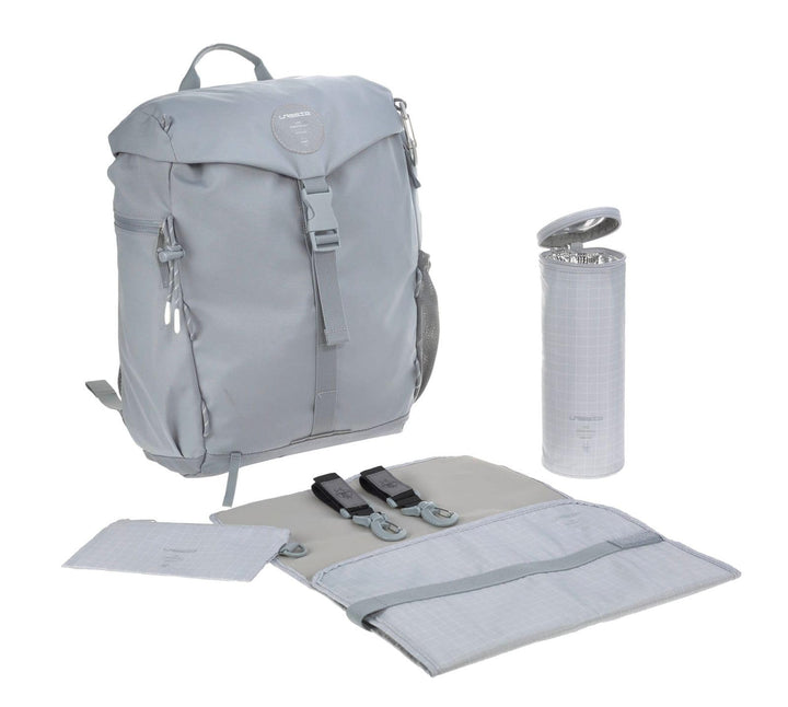 Lässig 1103026200 Green Label Outdoor Backpack grau, 850 g, Grau