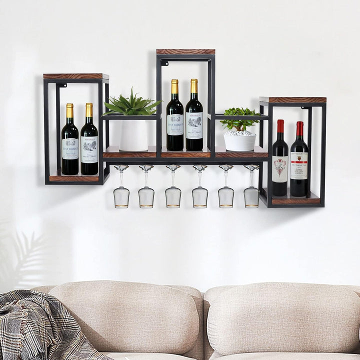 JINPRDAMZ Wand Weinregal Flaschenregal, Wandweinregale, Weinflaschenregale, Wanddekoration, Weinrega