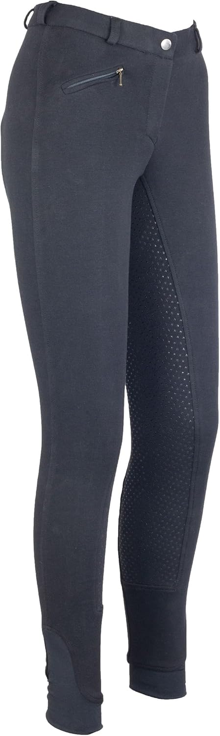 RL24 - Reithose für Damen Flex Basicline | Reiterhose mit Tasche &amp; Silikon-Vollbesatz | elastische &amp;