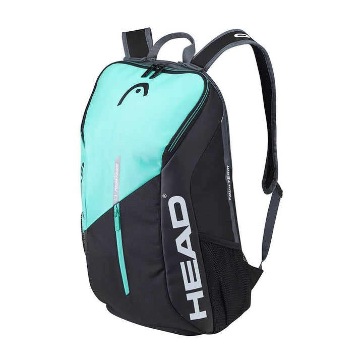 HEAD Unisex – Erwachsene Tour Backpack Tennisrucksack Schwarz Mint, Schwarz Mint