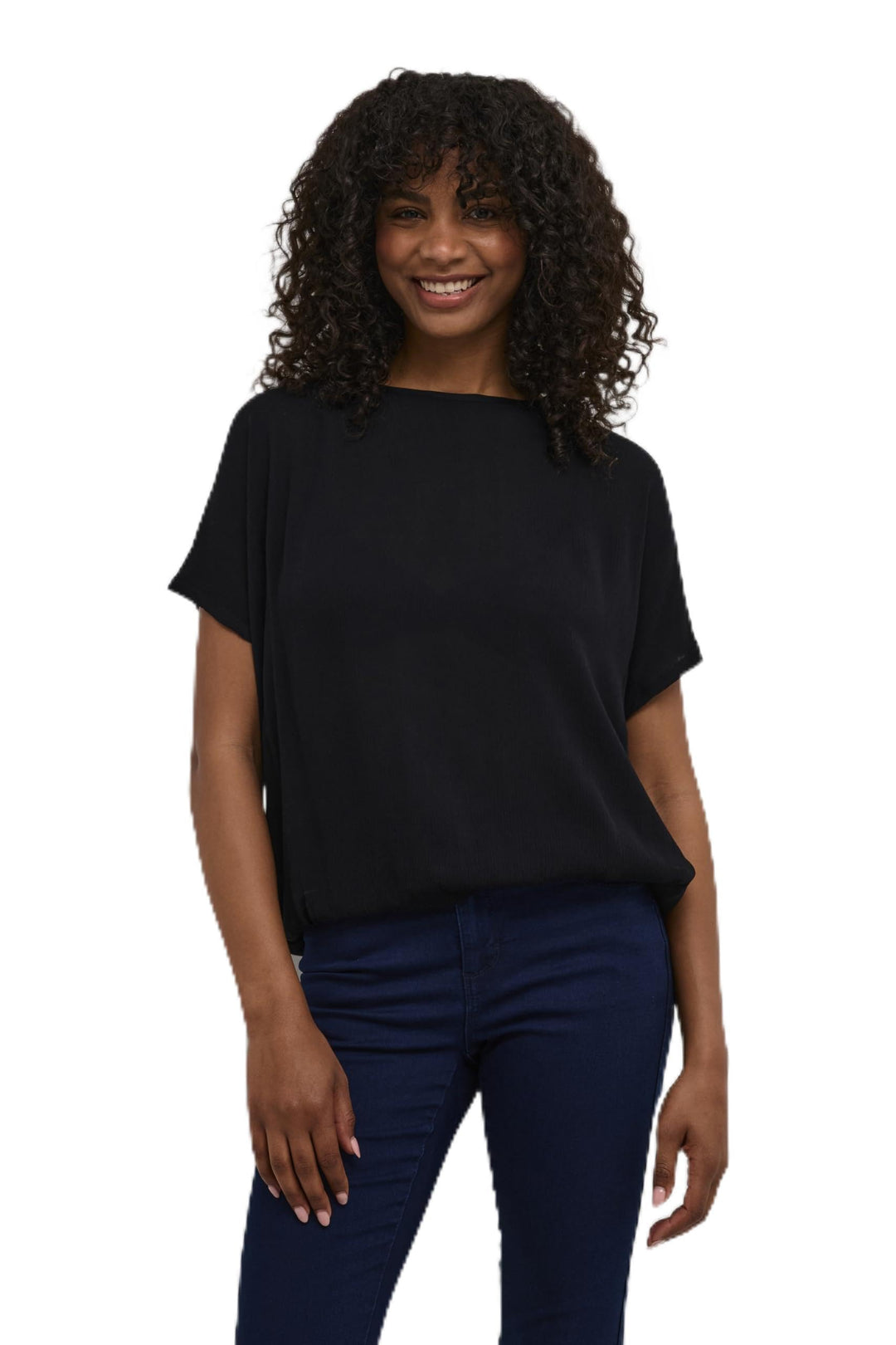 KAFFE Damen Bluse ärmellos KAamber KAamber Stanley Kurzarm 34 Aquarius, 34 Aquarius