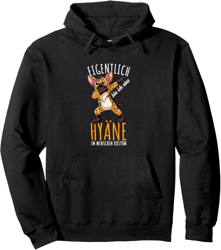 Dabbing Hyäne Kostüm Tierpfleger Mädchen Hyäne Pullover Hoodie