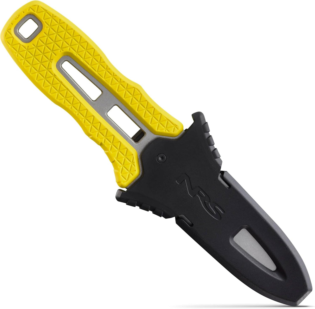 NRS Edelstahl Bootsmesser Pilot Knife 18,4cm Gelb, Gelb