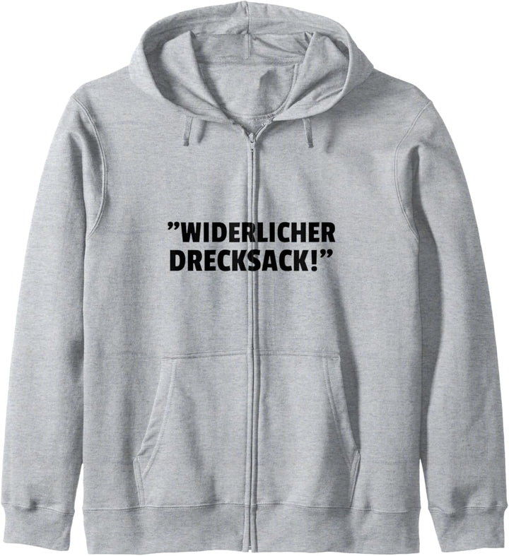 Widerlicher Drecksack Thüringen Anti Faschismus Spruch Kapuzenjacke