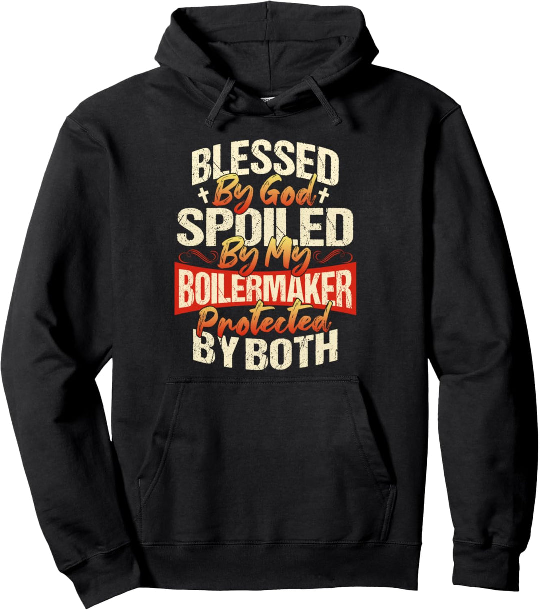 Kesselbauer Frau von Gott gesegnet von meinem Mann verwöhnt Pullover Hoodie