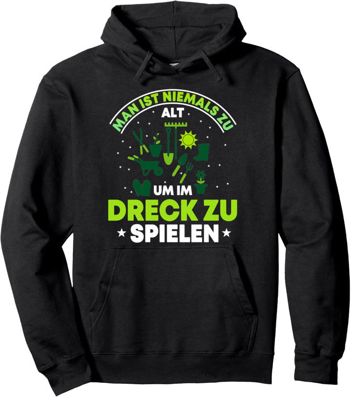 Hobbygärtner Motiv mit lustigen Spruch, Witziges Garten Pullover Hoodie