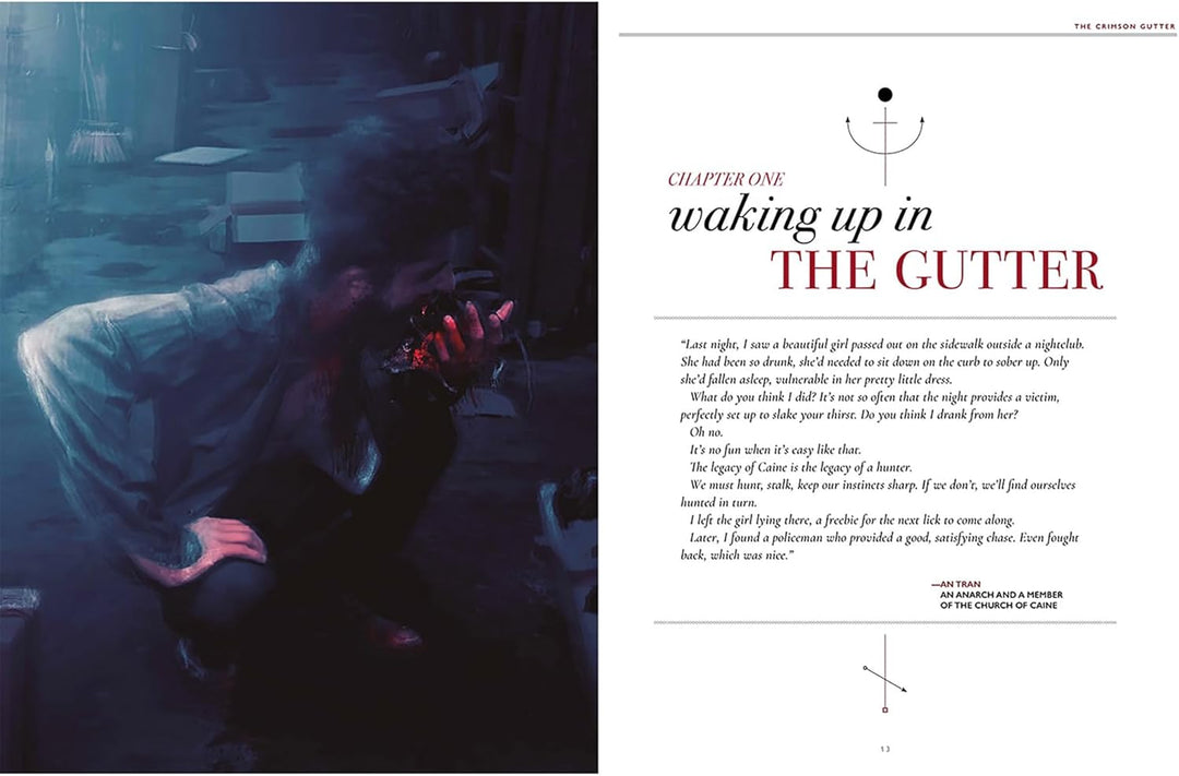 Vampire: The Masquerade 5th Edition Roleplaying Game The Crimson Gutter Chronicle Book