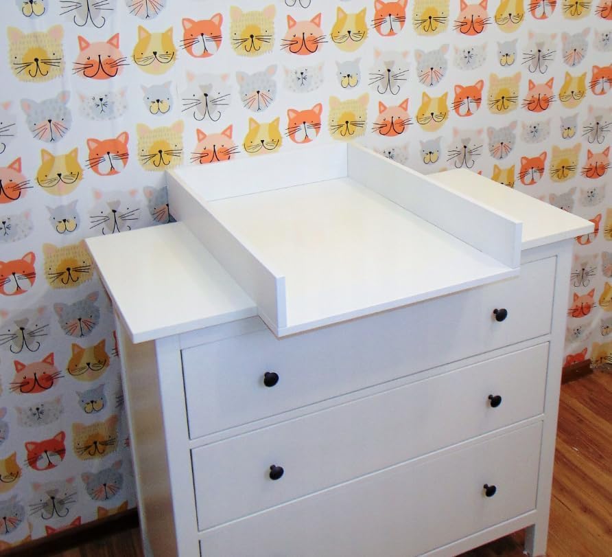regalik Wickelaufsatz für Koppang von IKEA, Wickeltischaufsatz für 46 cm Kommoden, Abnehmbar Wickelk