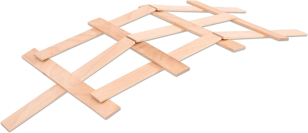 Betzold - Konstruktionsbrettchen Birke 99 Stück - Konstruktions-Spielzeug Kinder Holz-Spielzeug Noco