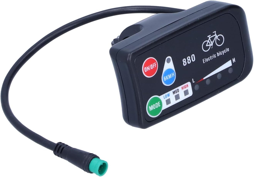 Display, Elektrofahrrad für KT-LED880-Display 36-V-48-V-Display-Messgerät Zubehör