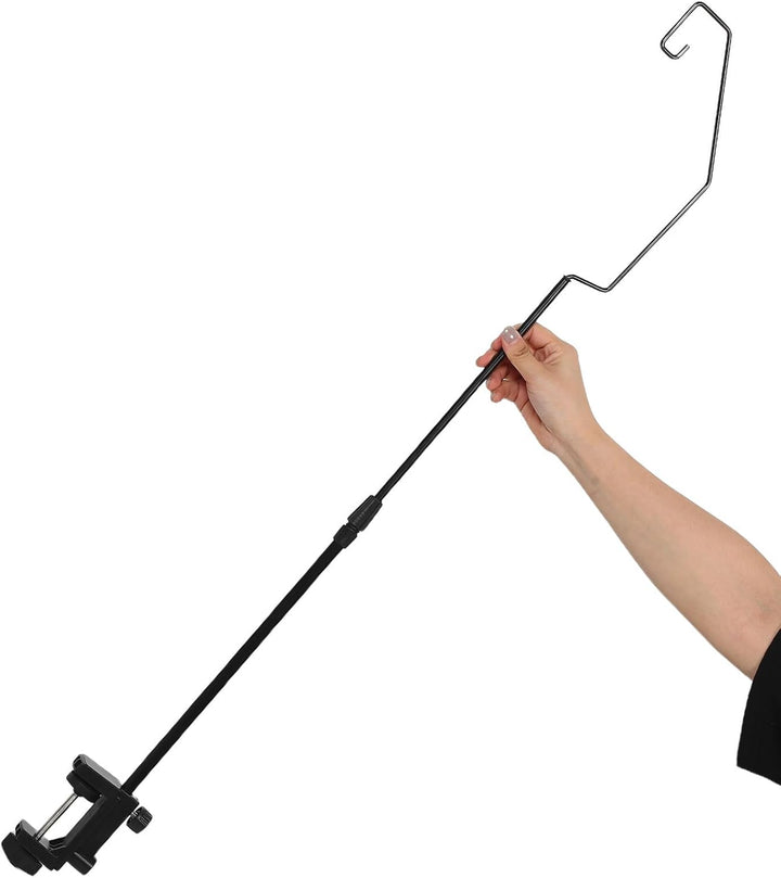Bügeleisenkabelhalter aus Eisen und Kunststoff, Schwarz für Bügelbretter