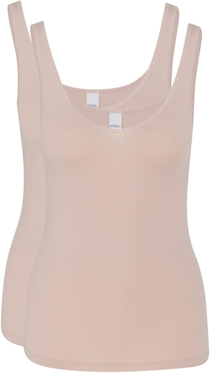 Speidel Trägerhemd, Soft Feeling 9606 Soft Feeling 2er Packung 48 Skin, 48 Skin