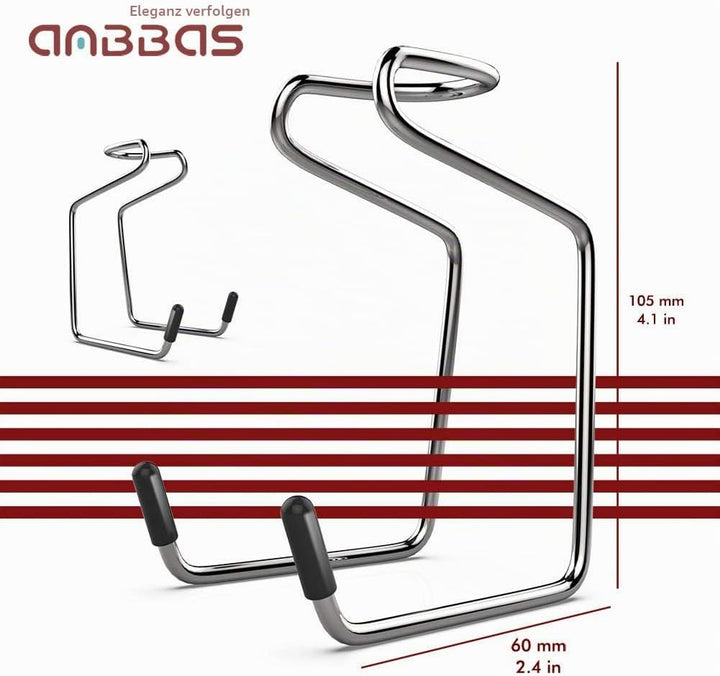 Anbbas Herren Rasierset Geschenk Set 4IN1 Rasierpinsel Kunsthaar Rasierseife Rasierschale und Rasier
