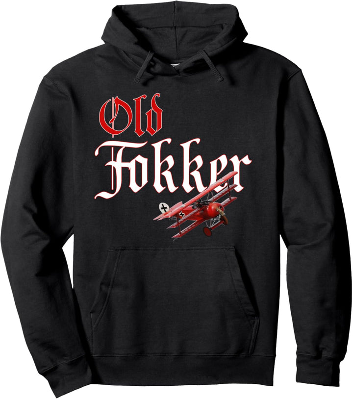 Old Fokker DR1 Triplane WW1 Fighter Flugzeug Geschenk Pullover Hoodie