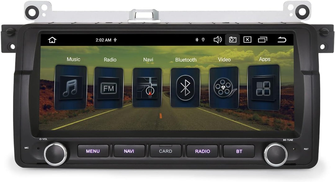ERISIN 8-Kern 4GB+64GB 8,8 Zoll Android 16 Autoradio Bluetooth GPS Navigation für BMW 3er E46 318 32