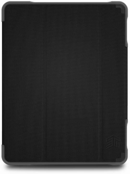 STM Goods Dux Plus Duo Schutzhülle für Apple iPad 10.2 (2020), iPad 10.2 (2019), Schwarz/Transparent