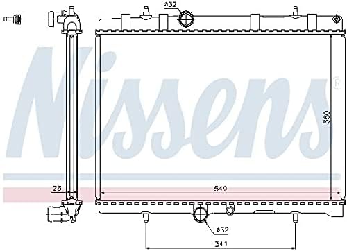 Nissens 63606A Wasserkühler