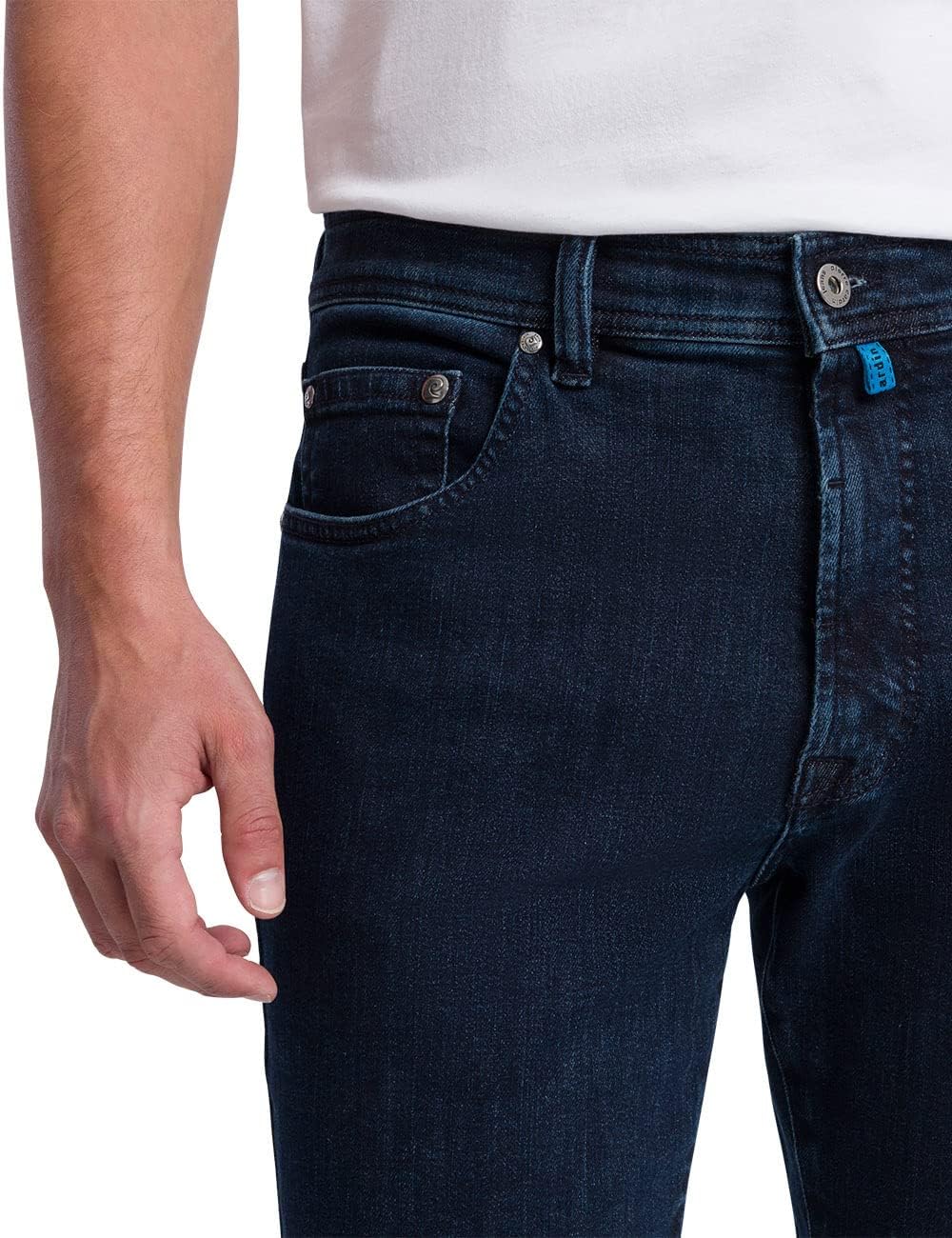 Pierre Cardin Herren Jeans 5-pocket Dijon Blau 31W / 32L Dark Blue Stonewash, 31W / 32L Dark Blue St