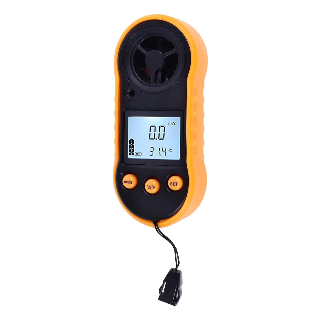 Windgeschwindigkeitsmesser, 1000 Taschen-Windmesser, Digitaler Anemometer, Hand-LCD-Hintergrundbeleu