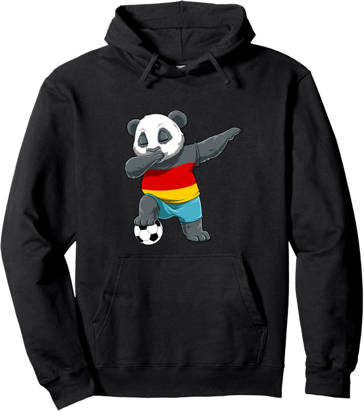 Dabbing Fussball Panda Deutschland Pullover Hoodie