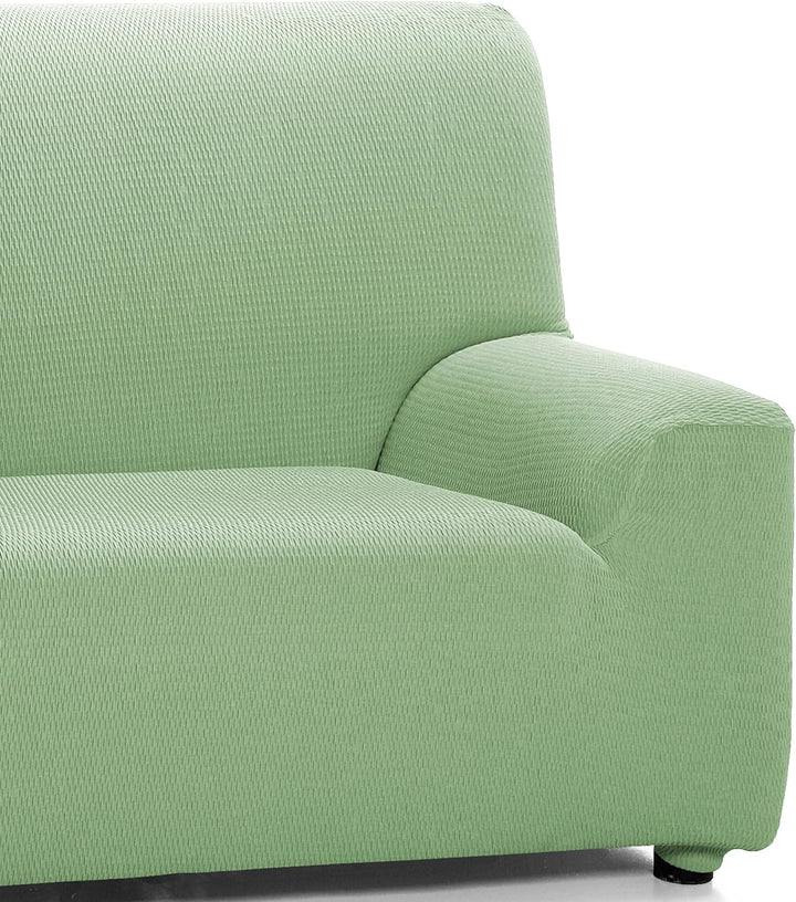 Martina Home Tunez Elastischer Sofabezug, Baumwolle Kunststoff, Grün (Mus), 4 Plazas (220 a 260 cm)