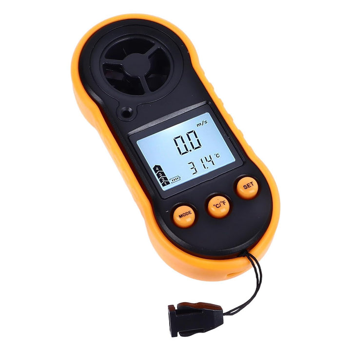 Windgeschwindigkeitsmesser, 1000 Taschen-Windmesser, Digitaler Anemometer, Hand-LCD-Hintergrundbeleu