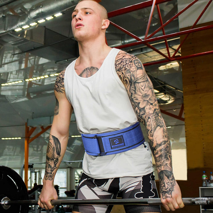 AQF Gewichthebergürtel, 4"/10.2cm Autolock Nylon Gürtel, Functional Training Bodybuilding Fitness Gü