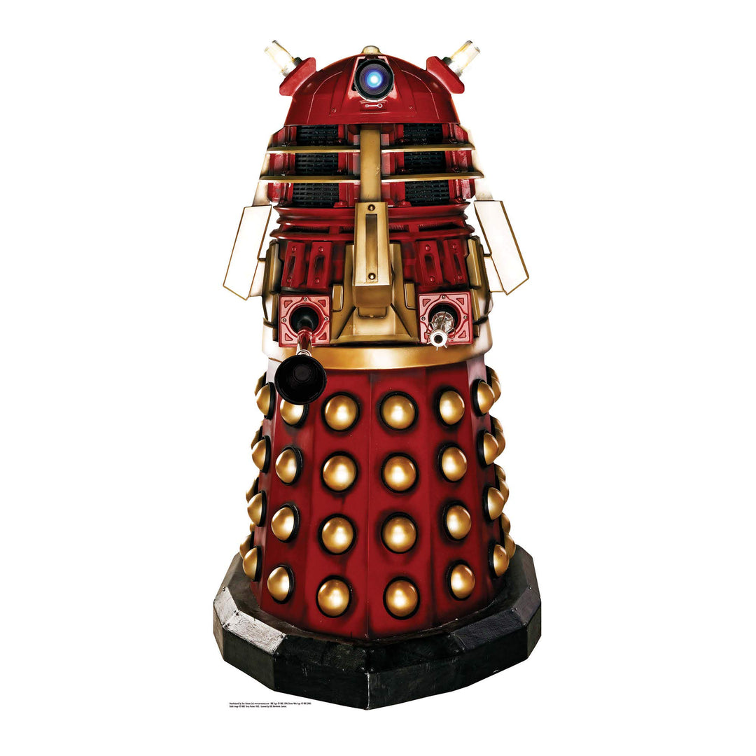 STAR CUTOUTS SC126 Pappaufsteller von Supreme Dalek (rot) Doctor Who, Mehrfarbig Roter Dalek, Roter