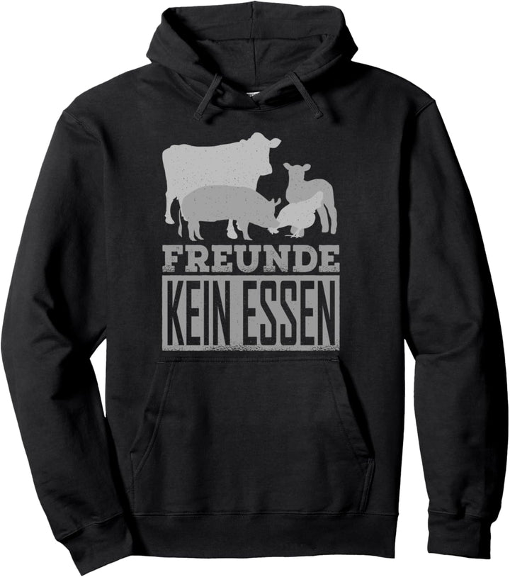 Tierschutz Freunde Kein Essen Vegan Vegetarier Tierschützer Pullover Hoodie