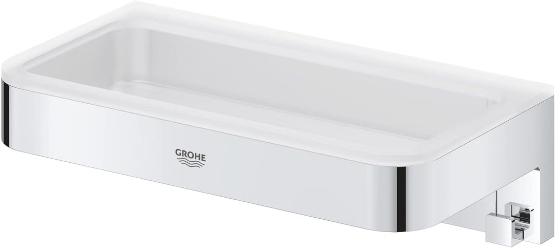 GROHE Start Cube - Seifenschale (verdeckte Befestigung, langlebig), chrom, 41107000, Chrom