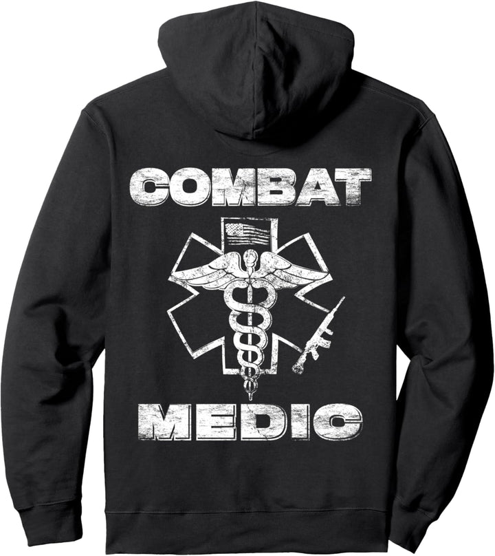 Militär Kampfmedic Vintage Style Veteran Medic Active Pullover Hoodie