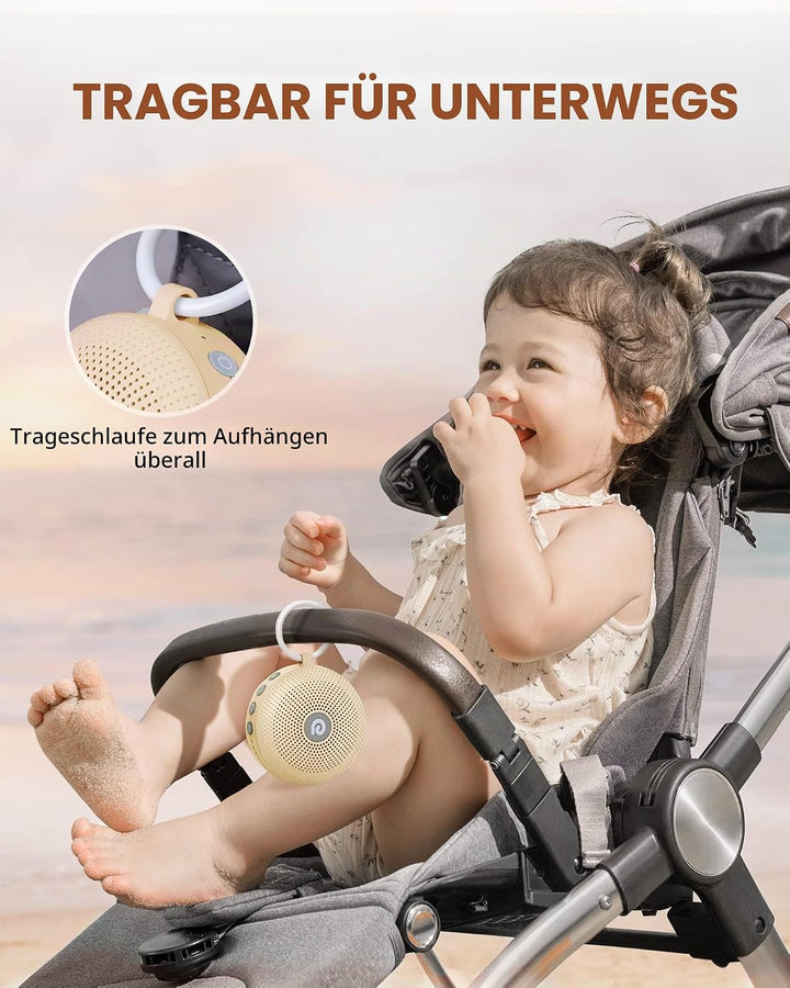 Dreamegg White Noise Machine - D11Max Einschlafhilfe Babys Erwachsene, Portable White Noise Machine