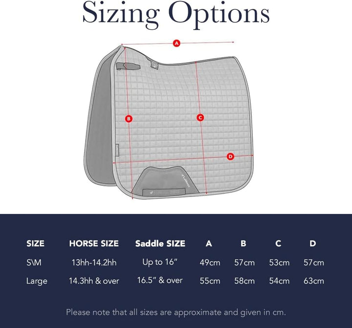 LeMieux Prosport Suede Dressage Square Dressurschabracke S/M Twilight Grey Loire Classic Square, S/M