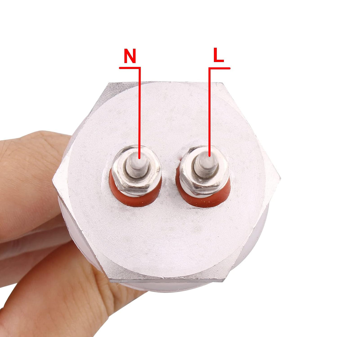 DERNORD 12V 200W BSP Tauch-Wasser-Heizelement DN25 Edelstahl Gewinde-Tauchwasser-Heizkörper U-Typ