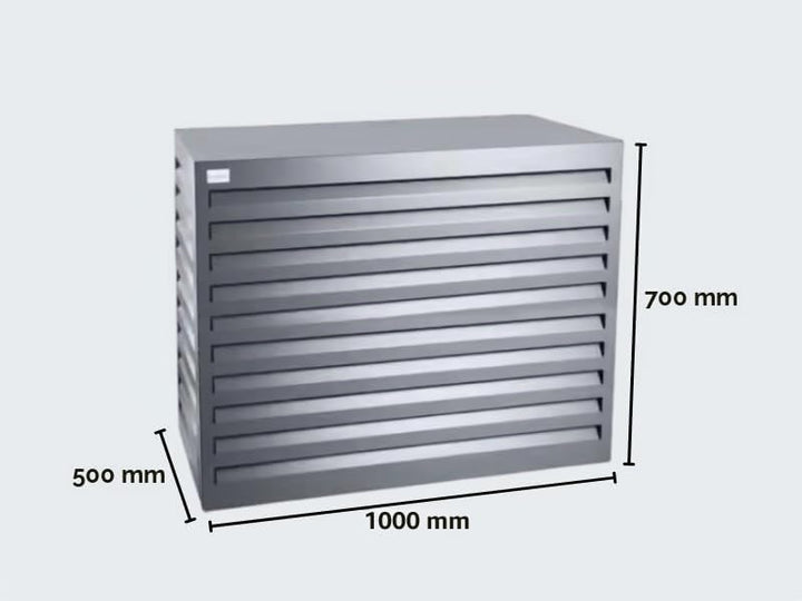 EVOLAR Evo-Cover Abdeckung/Verkleidung für Klimaanlage und Wärmepumpe für Aussengerät Garten Balkon
