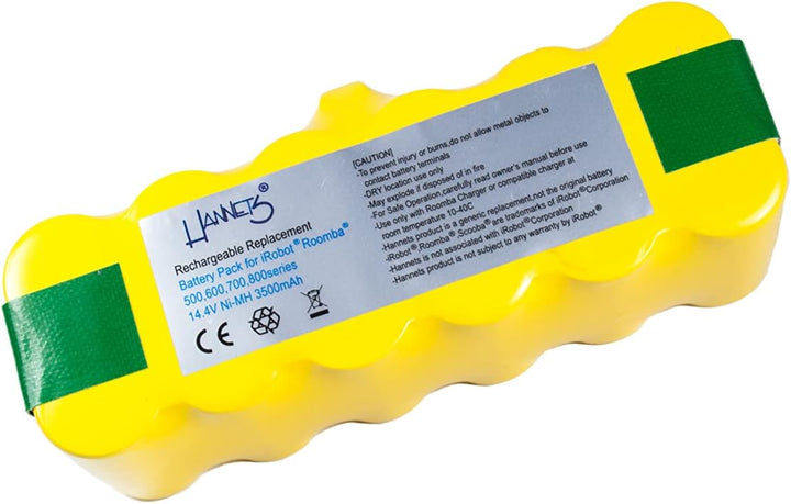 Hochwertiger Hannets® Akku I Batterie Ersatz für Roomba Battery Akkupack Roboterstaubsauger Staubsau