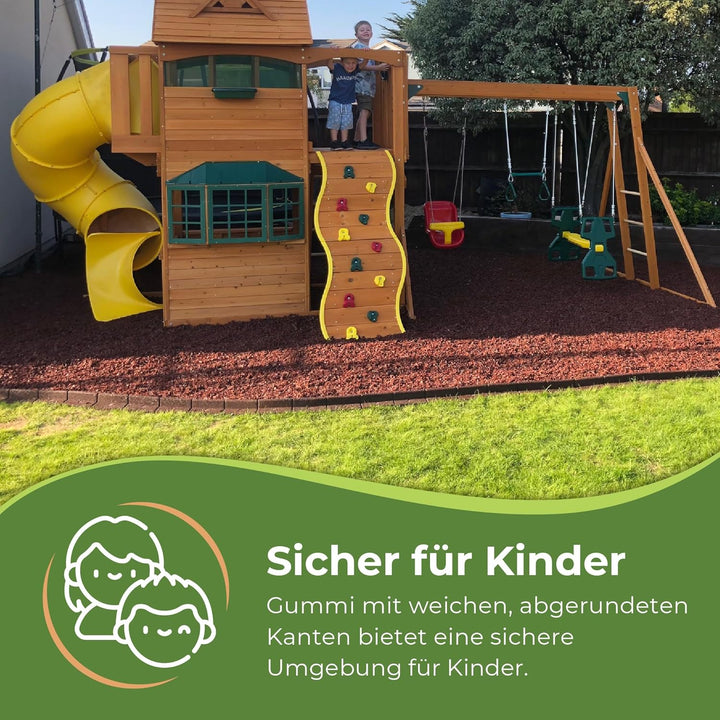 EcoShape FlexiBorder - das Flexible Rasenkantensystem (2, Grün), Grün