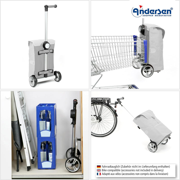 ANDERSEN Einkaufstrolley - Shopper Eske braun, Braun
